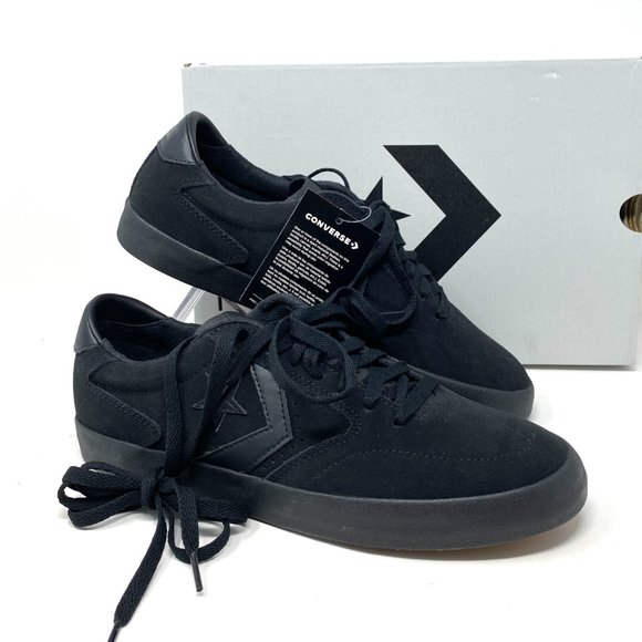 Converse Tennis Sneakers Men's Size 166019C Checkpoint Pro Ox Black Suede Low - Picture 9 of 11